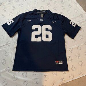Nike Nittany Lions #26 Sequon Barkley Blue Jersey